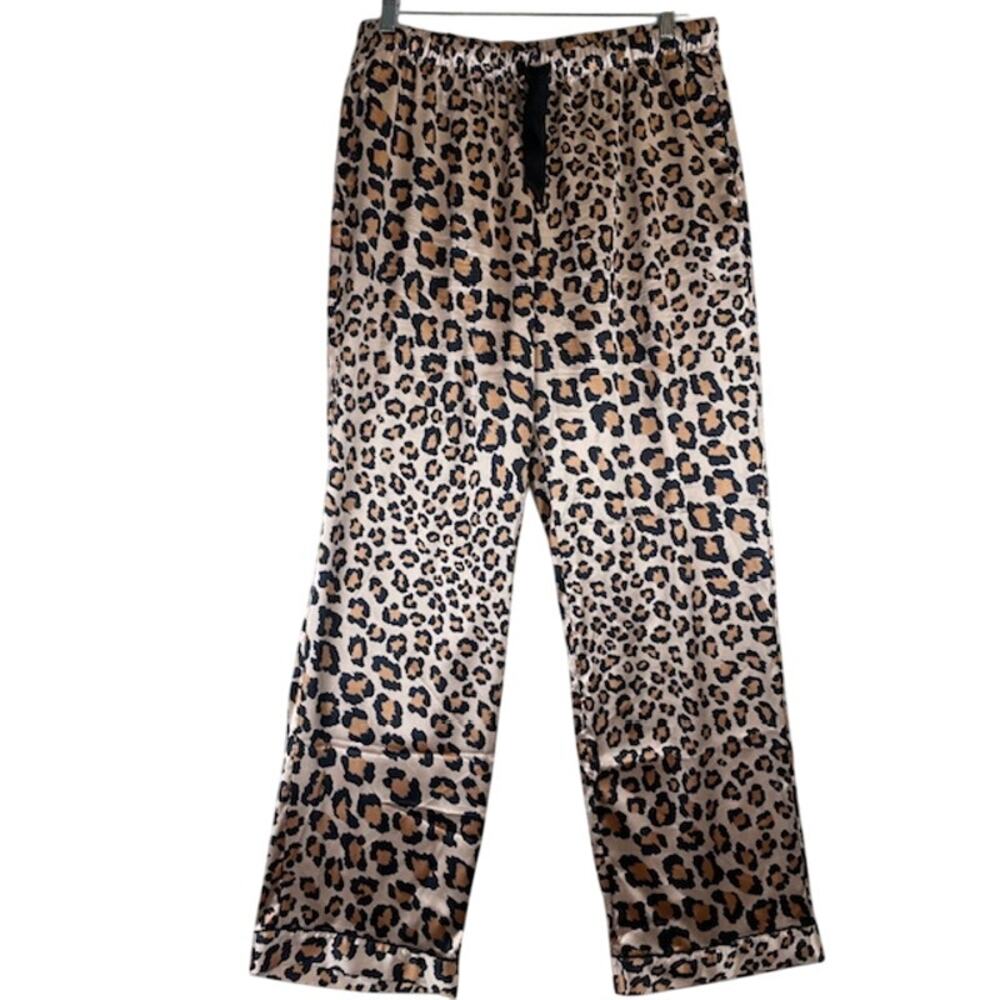 Victoria's Secret women's cheetah animal print pajama pants.
